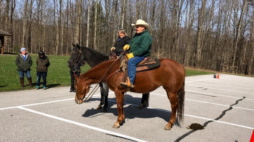 If You Meet a Horse on the Trail … Geauga County Maple Leaf
