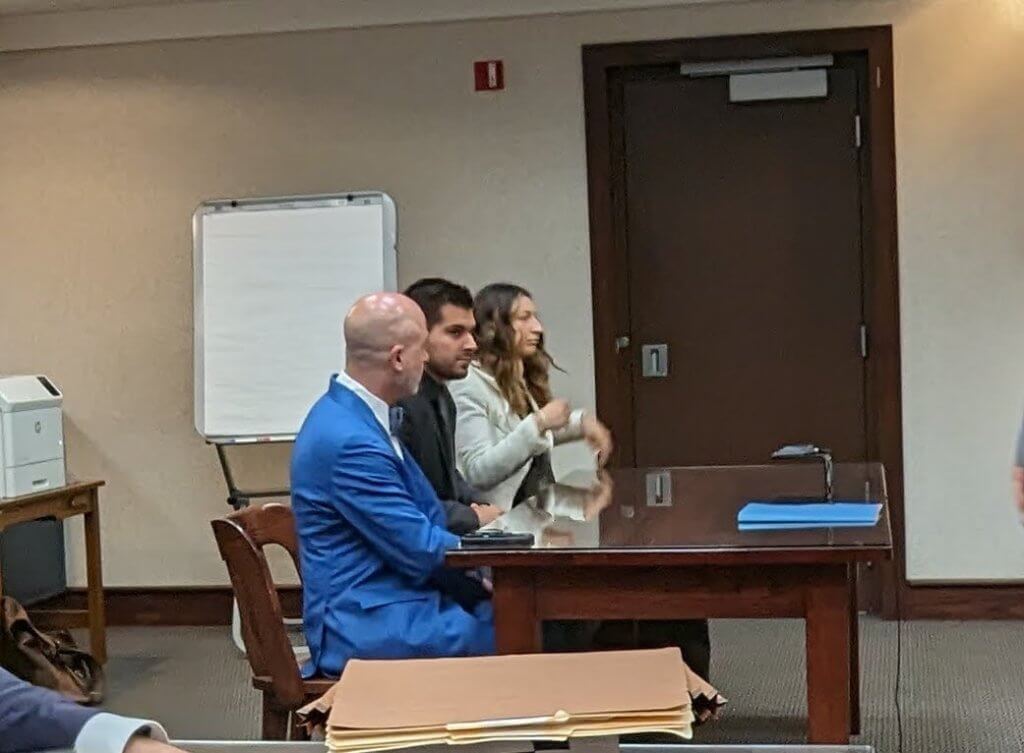 Amy Patterson/KMG Sexual battery charges have been dropped against Chester Police Officer and former West Geauga Schools Resource Officer Nicholas Iacampo, who appeared in Chardon Municipal Court Aug. 18.